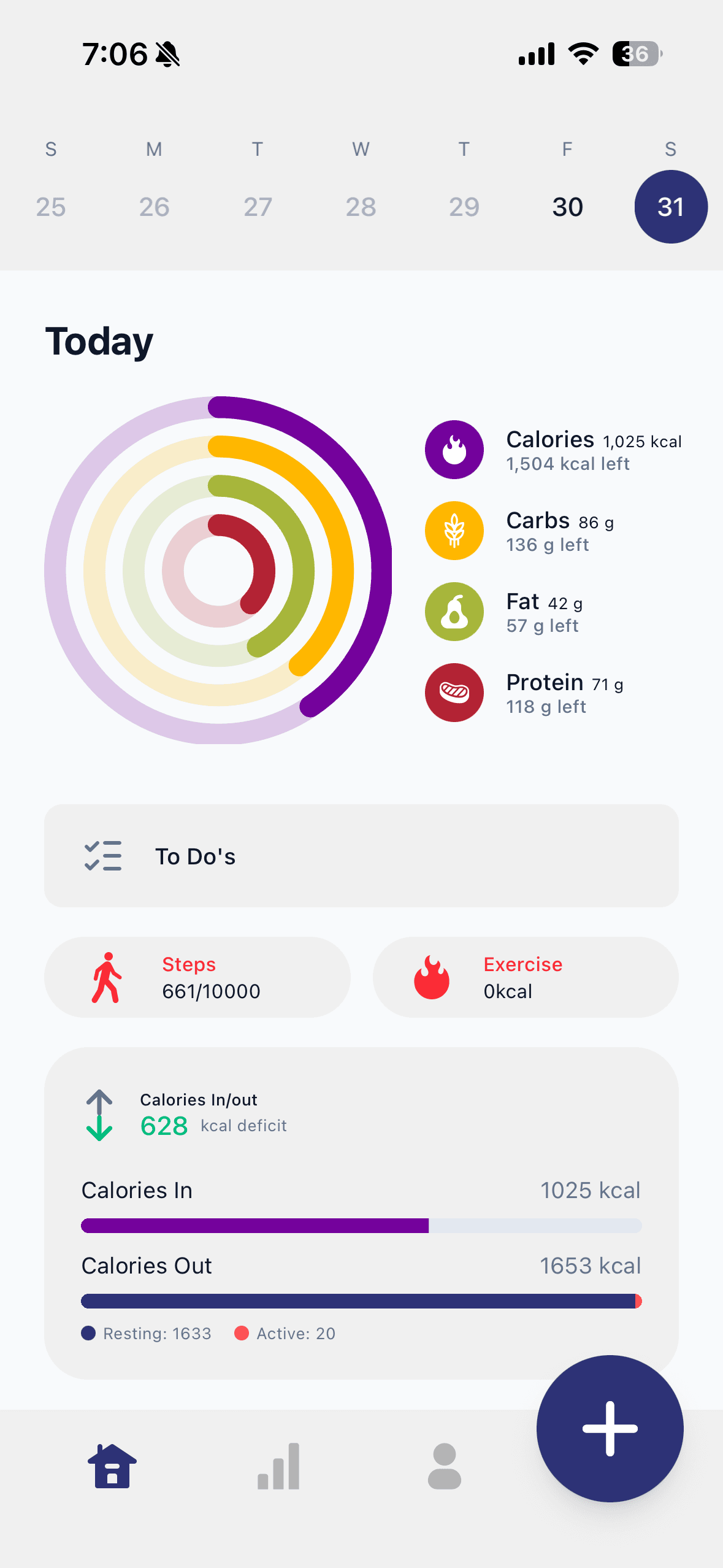 Health AI App Home Screen